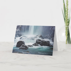 Carte Cool en tant que ruisseau de montagne