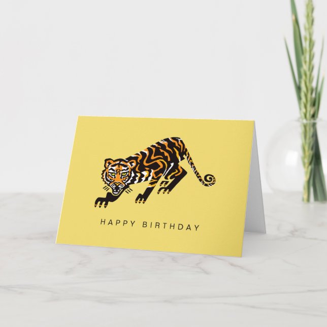 Carte Cool Graphic - TIGER - Faune - Nature (Devant)