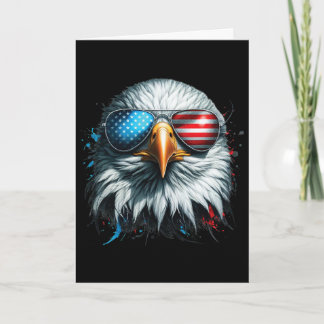 Carte Cool Ld Eagle Lunettes de soleil Américain Patriot
