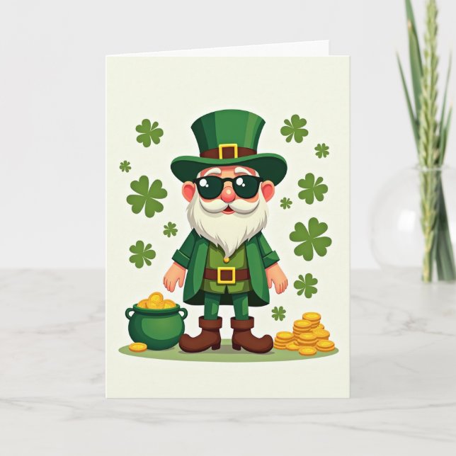 Carte Cool Lucky Leprechaun (Devant)