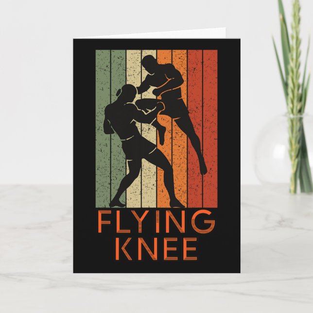Carte Cool Mma, Kickboxing And Muay Thai Flying Knee  (Devant)