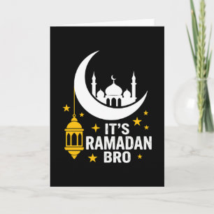 Carte Cool Muslim Ramadan Priant Foi Culte