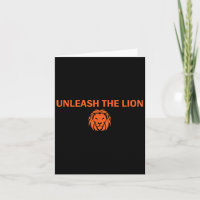 Cool Orange Unleahe Lion Motivational Workout
