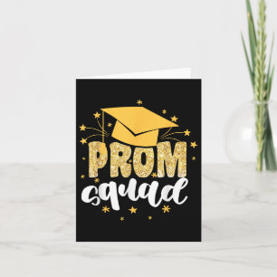 Carte Cool Prom Squad 2025 Prom Graduation Party Matchin