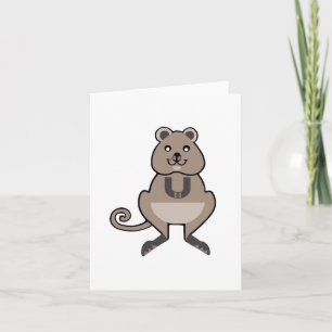 Carte Cool QUOKKA - Marsupial - Faune - Nature -