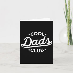 Carte Cool rétro Dads Club Funny Papa Pocket Fête des pè