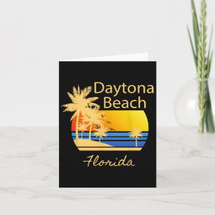 Carte Cool rétro Daytona Beach Mens Femens Florida Beach