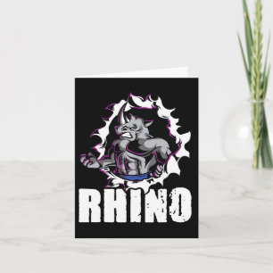 Carte Cool Rhino Fitness Bodybuilding