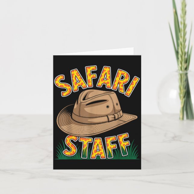 Carte Cool Safari Costume For Men Women Kids Adult Afric (Devant)