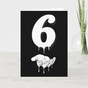 Carte Cool Six Seven 6 7 Mème Costume Slang Gen Alpha Ma
