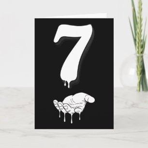 Carte Cool Six Seven 6 7 Mème Gen Alpha Argot Costume Ma