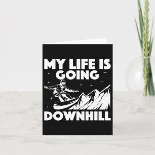 Carte Cool Snowboard Art Pour Hommes Femmes Snowboard Sn