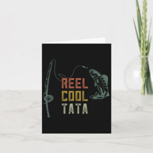 Carte Cool Tata Chemises de pêche Papa Drôle papa Fête d