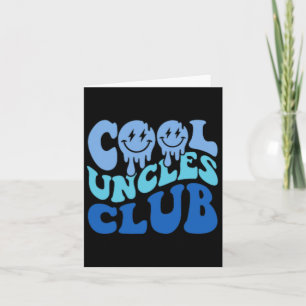 Carte Cool Uncles Club Meilleur oncle Jamais Drôle Fête