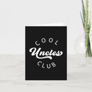 Carte Cool Uncles Club Meilleur Oncle Jamais Drôle Poche