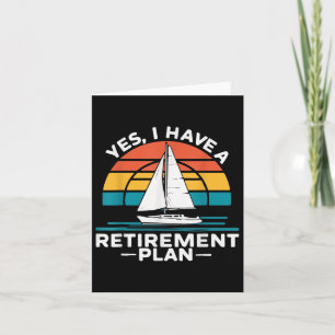 Carte Cool Voilier Pour Hommes Plan De Retraite Des Femm