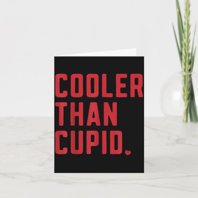 Carte Cooler Than Cud Cute Valentine's Day Kids Boys Gir (Devant)