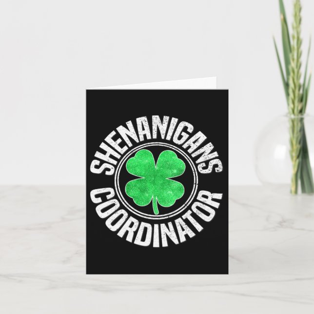 Carte Coordinateur des Shenanigans Shamrock I (Devant)