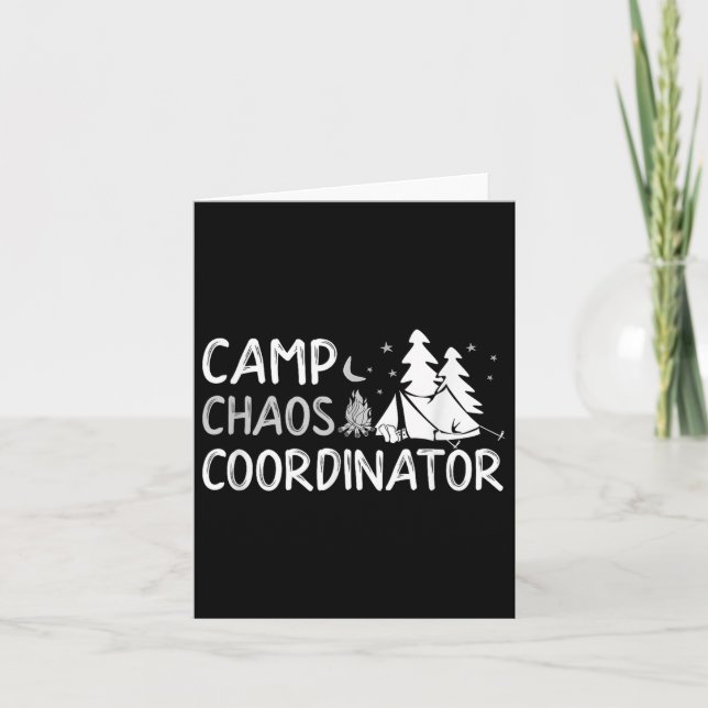 Carte Coordinateur du camp Chaos Directeur d'été Conseil (Devant)