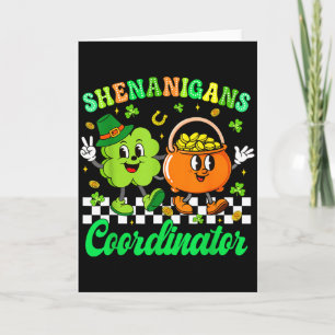 Carte Coordonnateur de Shenanigans Enseignant Shamrock S