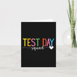 Carte Coordonnateur de tests de l'équipe de jour Funny