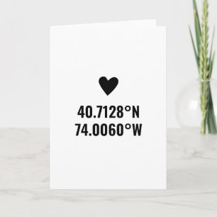 Carte Coordonnées personnalisées Longitude Latitude Sain