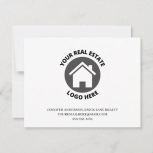 Carte Coordonnées Votre Logo Immobilier Ici