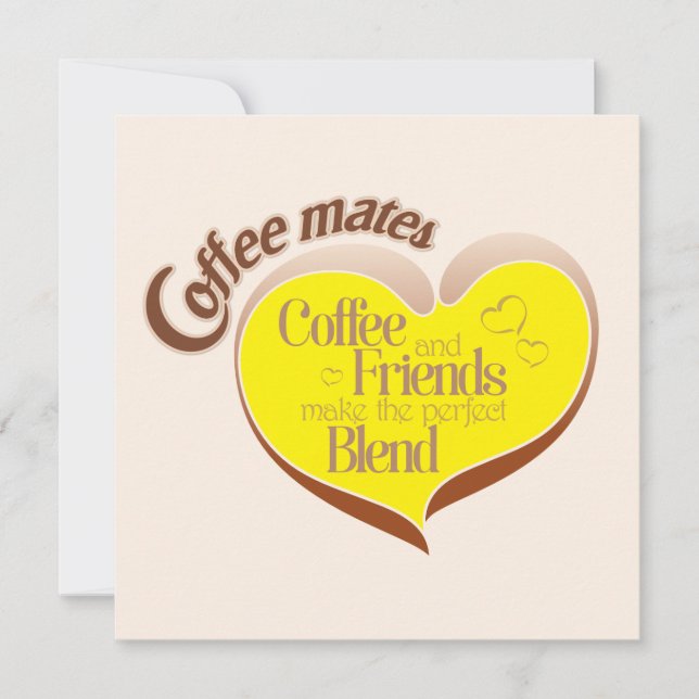 Carte Copains de café (Devant)