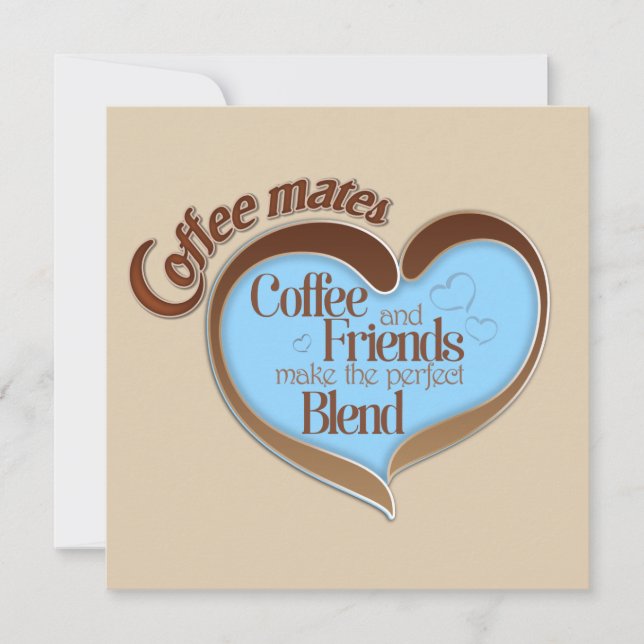 Carte Copains de café (Devant)