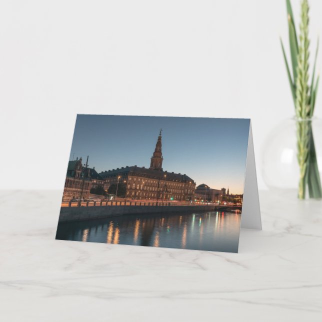 Carte Copenhague Danemark (Devant)