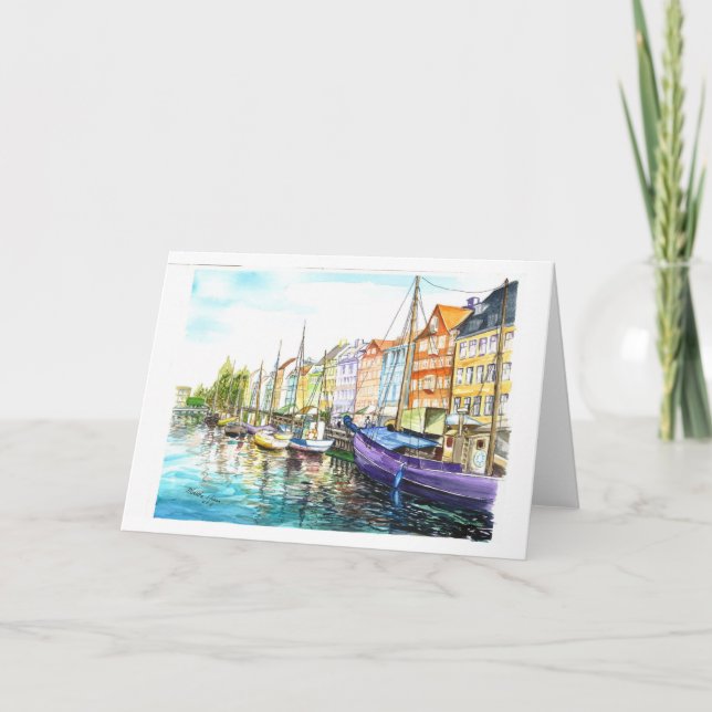 Carte Copenhague romantique (Devant)