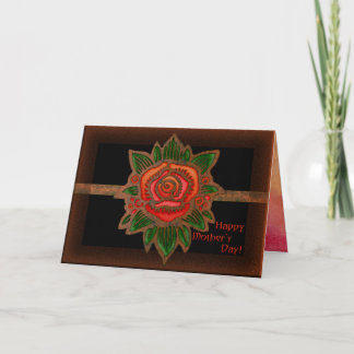 Carte Copper Rose