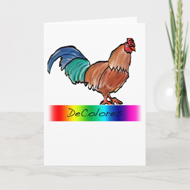 Carte Coq de DeColores (Devant)