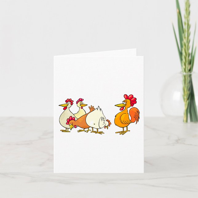 Carte Coq Et Poules (Créateur téléchargé)