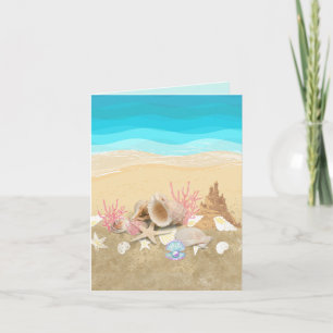 Carte Coques de coquillages Blue Beach