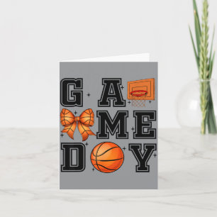 Carte Coquette Baseball Ruban Mignon Jour De Match Accla
