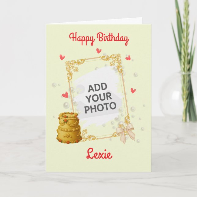 Carte Coquette Birthday Card (Devant)