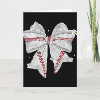 Carte Coquette Bow Game Day Sell Softll Cheer Mom Life R