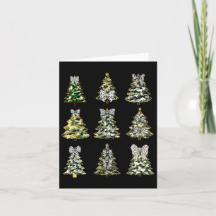 Carte Coquette Camo Arbre de Noël Camouflage Chasse