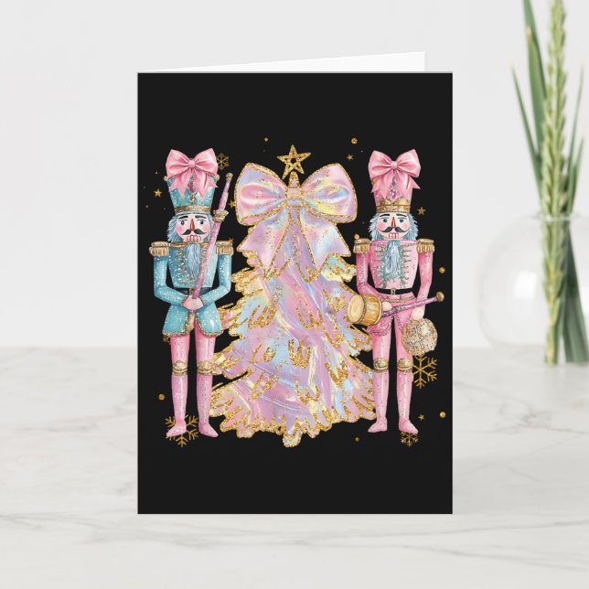 Carte Coquette Christmas Tree Nk Nutcrackers Women Kids  (Devant)