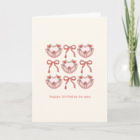Coquette rouge rose Bow Cake personnalisé Annivers