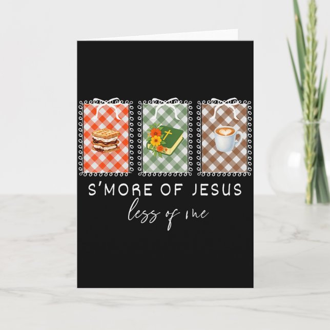 Carte Coquette Smore De Jésus Moins De Moi Christian Cam (Devant)