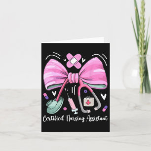 Carte Coquette stéthoscope Cna Stant Certifié