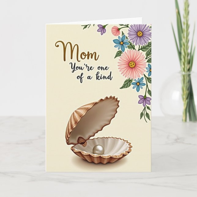 Carte Coquillage Spécial Maman (Devant)