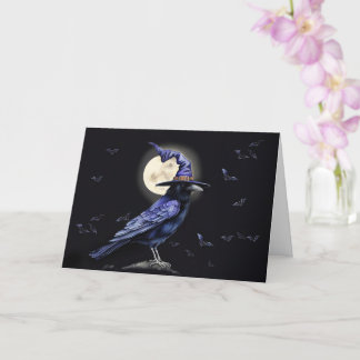 Carte Corbeau en démoniste Casquette avec chauves-souris