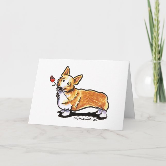 Carte Corgi Shoney (Devant)