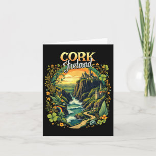 Carte Cork Irlande Voyage Séjour Voyage Souvenir Irlanda