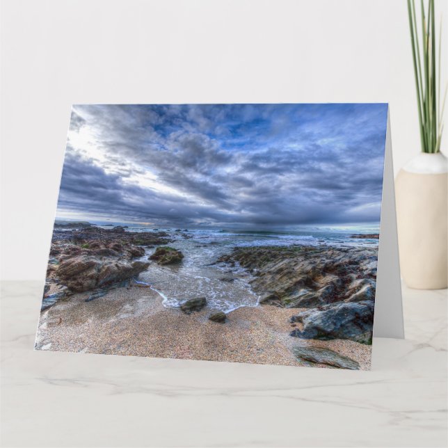 Carte Cornish Beach Breaking Waves (Devant)