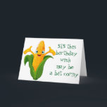 Carte ***CORNY*** wishes FOR ****SISTER'S BIRTHDAY****<br><div class="desc">THE MANY WAYS THIS CARD IS CORNY,  BUT,  STILL FUN TO SEND ARE PACKED "INSIDE" FOR YOUR ***SISTER***** SUR HER OU HIS "SPECIAL DAY!</div>