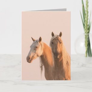 Carte Corona & Cheyenne at Dawn Wild Horse Greeting Card